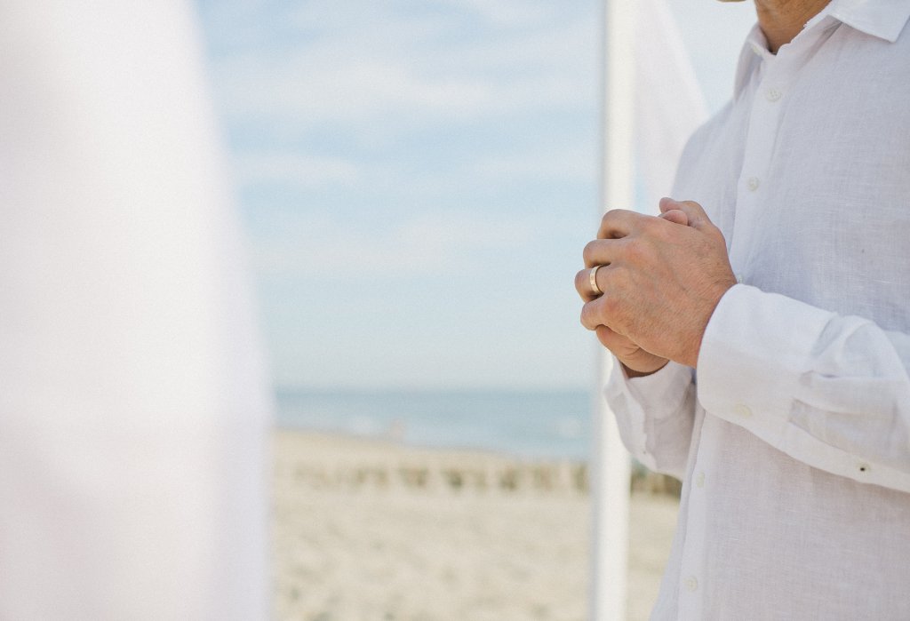 Photo Ausblick auf das Meer vom Platz der Hochzeitszeremonie